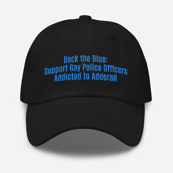 Back the Blue Supportive Hat - Millennial Nihilist